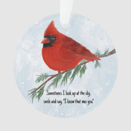 (鳥)ショウジョウコウカンチョウホリデーメモブランスアクリル オーナメント