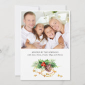 (鳥)ショウジョウコウカンチョウホリーベリーホリデークリスマスオープンハウス 招待状 (裏面)