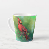 (鳥)ショウジョウコウカンチョウラテマグ カフェラテマグ (左アングル)