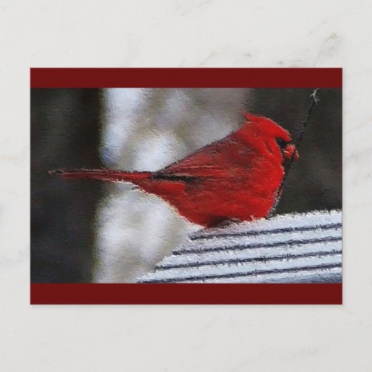 （鳥）ショウジョウコウカンチョウリシュリュー ポストカード (正面)