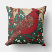 （鳥）ショウジョウコウカンチョウレッドバード クッション (正面)