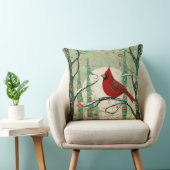 （鳥）ショウジョウコウカンチョウレッドバード クッション (椅子)