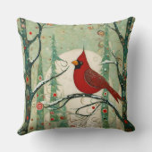 （鳥）ショウジョウコウカンチョウレッドバード クッション (裏面)