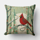 （鳥）ショウジョウコウカンチョウレッドバード クッション (正面)