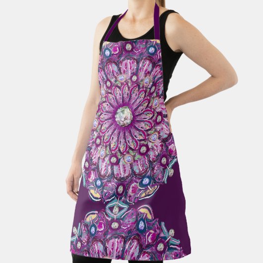 （鳥）ショウジョウコウカンチョウレッドロザース エプロン (インサイチュ)