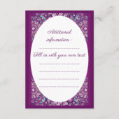 （鳥）ショウジョウコウカンチョウレッドロザース エンクロージャーカード (裏面)