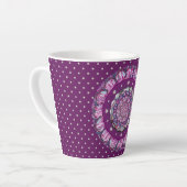 （鳥）ショウジョウコウカンチョウレッドロザース カフェラテマグ (左アングル)