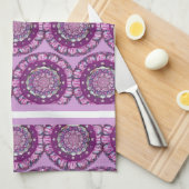 （鳥）ショウジョウコウカンチョウレッドロザース キッチンタオル (四つ折り)