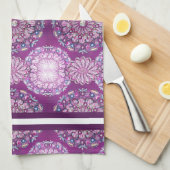 （鳥）ショウジョウコウカンチョウレッドロザース キッチンタオル (四つ折り)