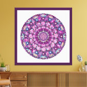 (鳥)ショウジョウコウカンチョウレッドロザース キャンバスプリント (インサイチュ (リビング))