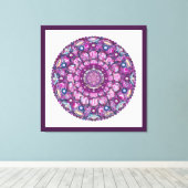 (鳥)ショウジョウコウカンチョウレッドロザース キャンバスプリント (インサイチュ (ウッドフロア))