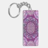 （鳥）ショウジョウコウカンチョウレッドロザース キーホルダー (正面左)