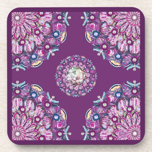 (鳥)ショウジョウコウカンチョウレッドロザース コースター (正面)