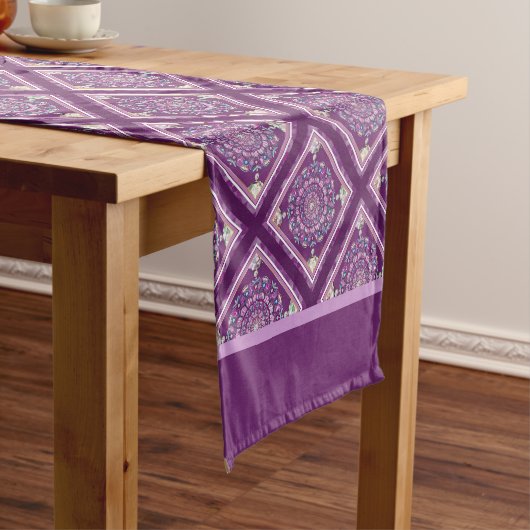 （鳥）ショウジョウコウカンチョウレッドロザース ショートテーブルランナー (インサイチュ)