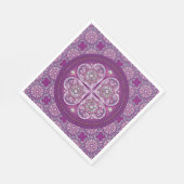 （鳥）ショウジョウコウカンチョウレッドロザース スタンダードランチョンナプキン (角)