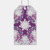 (鳥)ショウジョウコウカンチョウレッドロザース&スノーフレーク ギフトタグ (裏面)