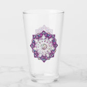 (鳥)ショウジョウコウカンチョウレッドロザース&スノーフレーク タンブラーグラス (裏面)