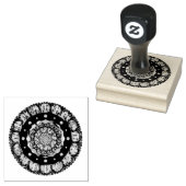 (鳥)ショウジョウコウカンチョウレッドロザース&スノーフレーク ラバースタンプ (押印)