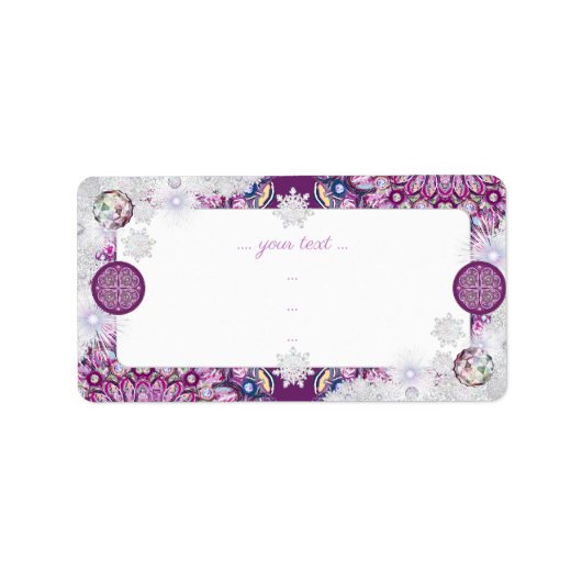 （鳥）ショウジョウコウカンチョウレッドロザース&スノーフレーク ラベル (正面)