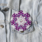 (鳥)ショウジョウコウカンチョウレッドロザース&スノーフレーク 缶バッジ (インサイチュ)