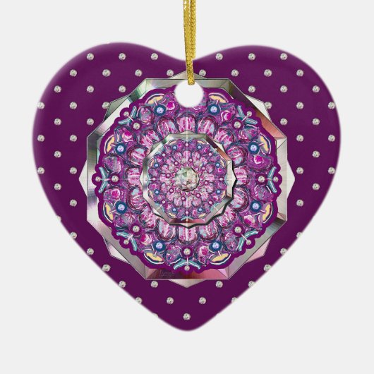 (鳥)ショウジョウコウカンチョウレッドロザース セラミックオーナメント (正面)