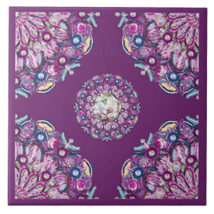 (鳥)ショウジョウコウカンチョウレッドロザース タイル