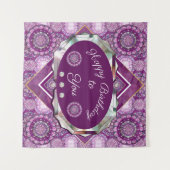 （鳥）ショウジョウコウカンチョウレッドロザース タペストリー (正面(横))