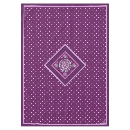 （鳥）ショウジョウコウカンチョウレッドロザース テーブルクロス (正面)