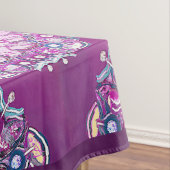 (鳥)ショウジョウコウカンチョウレッドロザース テーブルクロス (インサイチュ)