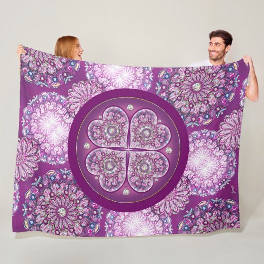 （鳥）ショウジョウコウカンチョウレッドロザース フリースブランケット (インサイチュ)