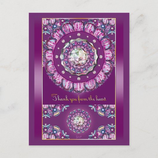 (鳥)ショウジョウコウカンチョウレッドロザース ポストカード (正面)