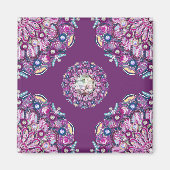 （鳥）ショウジョウコウカンチョウレッドロザース マグネット (正面)