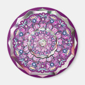 （鳥）ショウジョウコウカンチョウレッドロザース マグネット (正面)