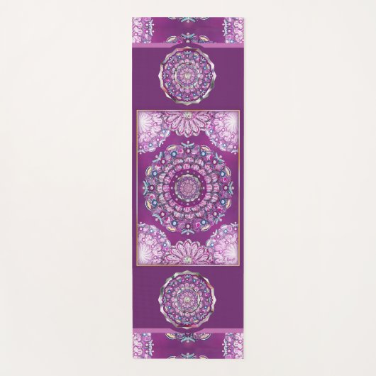 （鳥）ショウジョウコウカンチョウレッドロザース ヨガマット (正面)