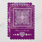 （鳥）ショウジョウコウカンチョウレッドロザース 招待状 (正面/裏面)