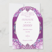 （鳥）ショウジョウコウカンチョウレッドロザース 招待状 (裏面)