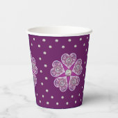 （鳥）ショウジョウコウカンチョウレッドロザース 紙コップ (裏面)