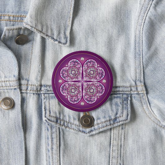 (鳥)ショウジョウコウカンチョウレッドロザース 缶バッジ (インサイチュ)