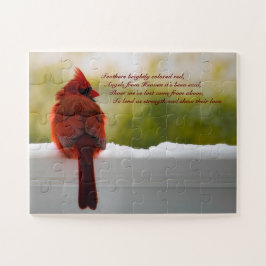 （鳥）ショウジョウコウカンチョウ付き/天国14x11簡単 ジグソーパズル