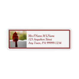 （鳥）ショウジョウコウカンチョウ入り ラベル