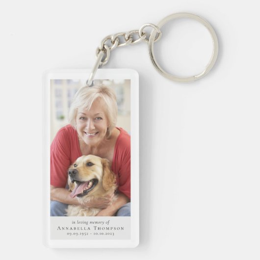 (鳥)ショウジョウコウカンチョウ写真葬儀記念カード キーホルダー (裏面)