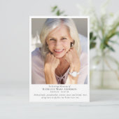 （鳥）ショウジョウコウカンチョウ写真記念悔やみや弔慰葬儀 サンキューカード (スタンド正面)