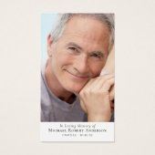 （鳥）ショウジョウコウカンチョウ写真記念祈りの言葉カード (正面)