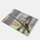 （鳥）ショウジョウコウカンチョウ写真 ドアマット (アングル)