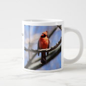 (鳥)ショウジョウコウカンチョウ写真(2)と引用文:天使が近い! ジャンボコーヒーマグカップ (右)