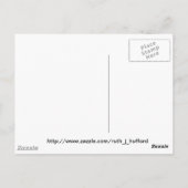 （鳥）ショウジョウコウカンチョウ励ましはがき ポストカード (裏面)