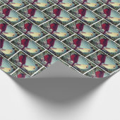 (鳥)ショウジョウコウカンチョウ北赤鳥対 ラッピングペーパー (角)