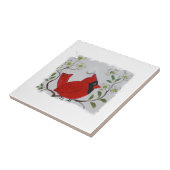 (鳥)ショウジョウコウカンチョウ及びミズキ タイル (側面)