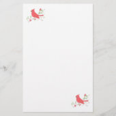 (鳥)ショウジョウコウカンチョウ固定 便箋 (正面)