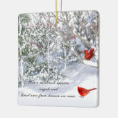 （鳥）ショウジョウコウカンチョウ天国 セラミックオーナメント (左)